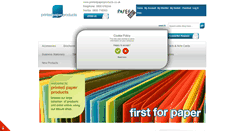 Desktop Screenshot of printedpaperproducts.co.uk